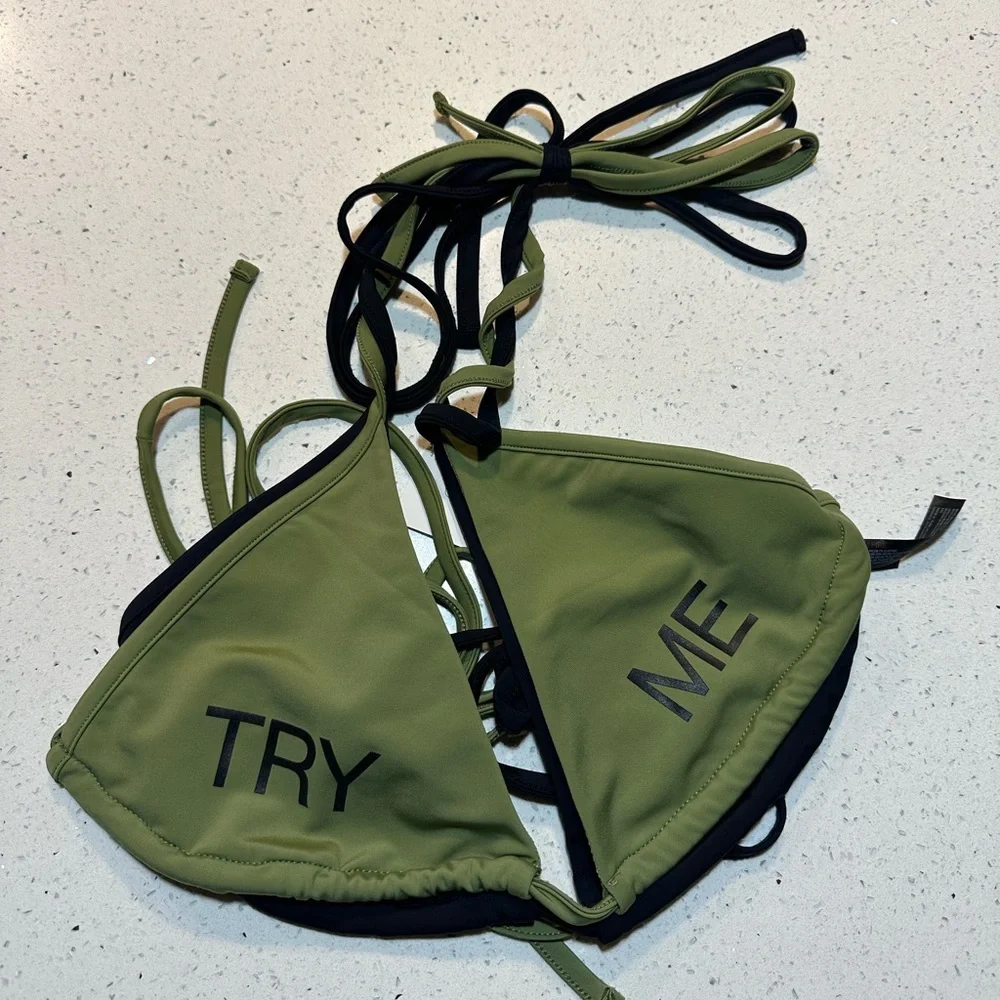 NWT / 1st Position By Tinashe  X UO / Cross That Line 2-in-1 sports bra bikini